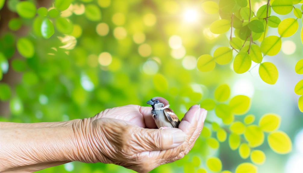 aiding injured bird recovery