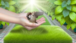 assisting grounded sparrow care