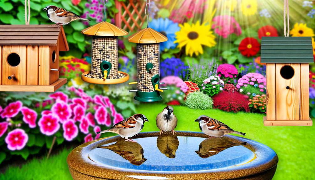 attracting house sparrows with ease