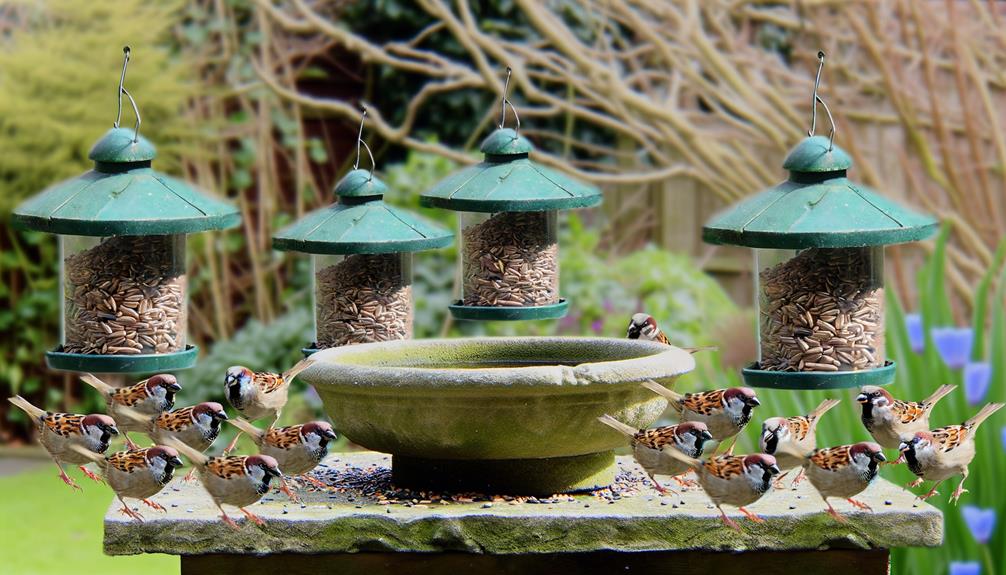 attracting tree sparrows effectively