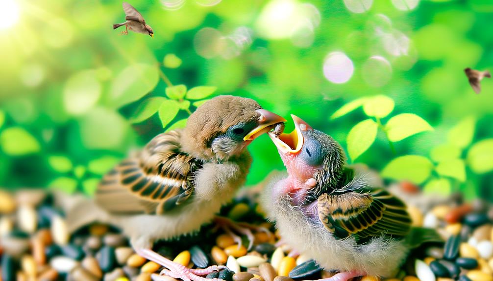 baby sparrow dietary needs