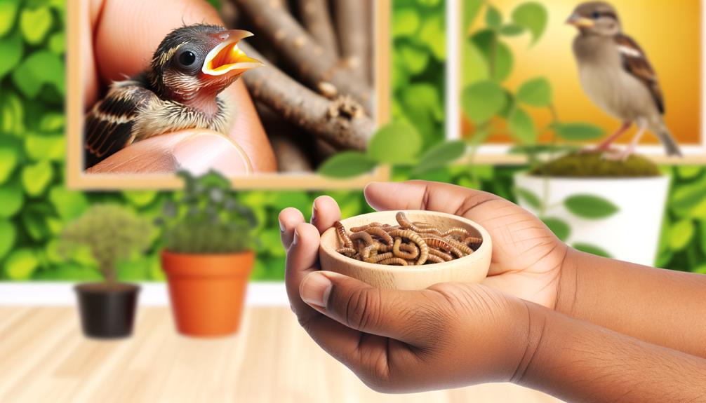 baby sparrow feeding guide
