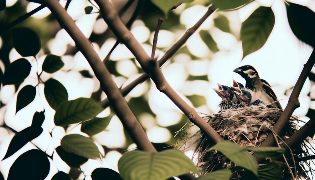 baby sparrows need care