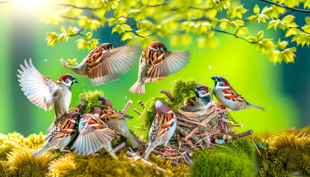bird courtship behaviors described