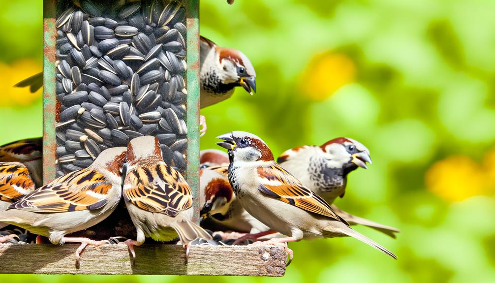 bird feeding preferences observed