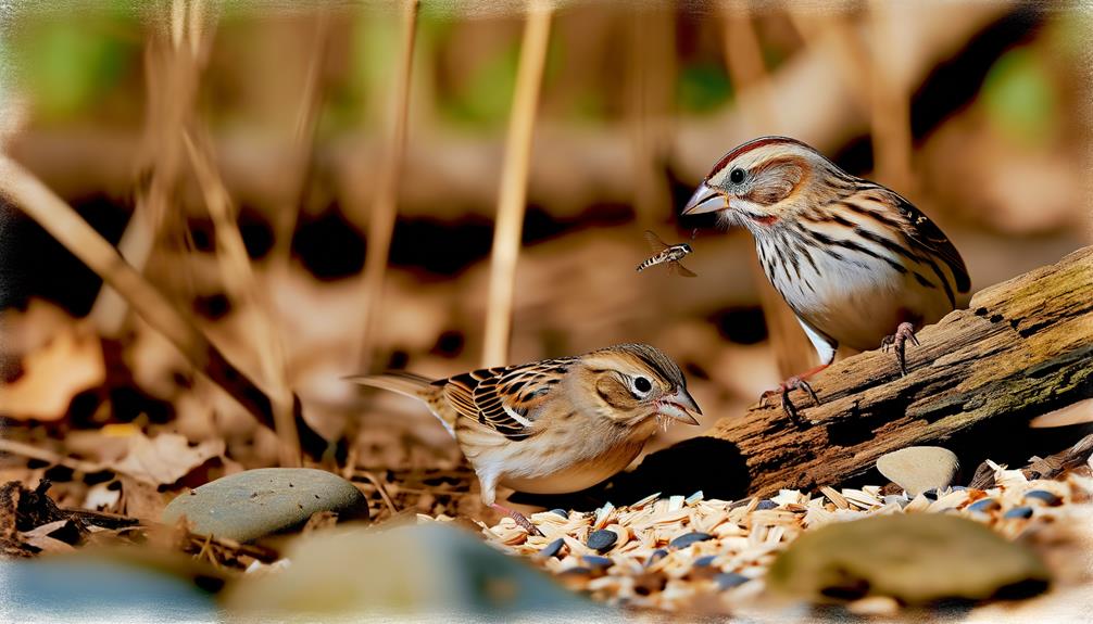 bird feeding preferences observed