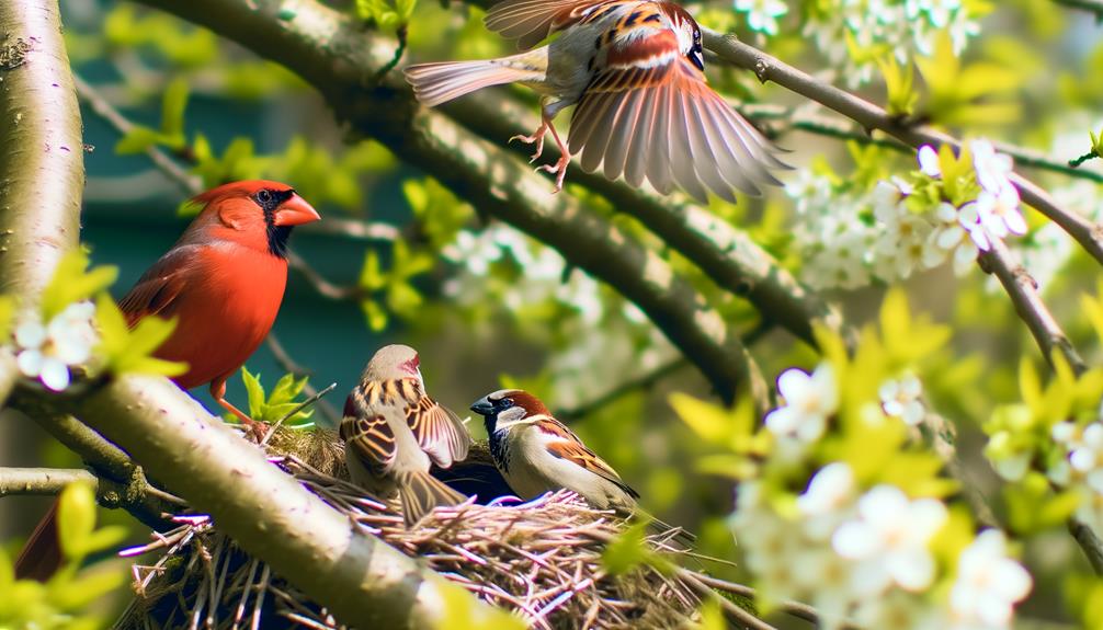 bird interactions in nature