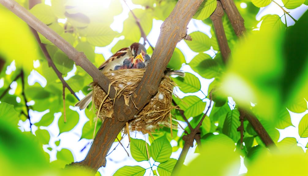 bird s nesting behavior study