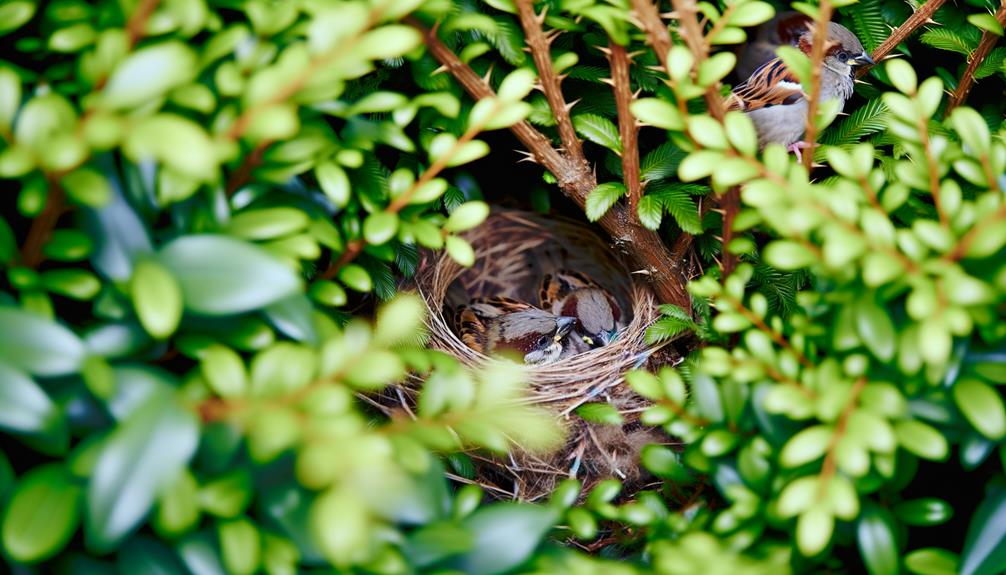 bird s nesting habits observed