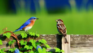 bird species competition observed