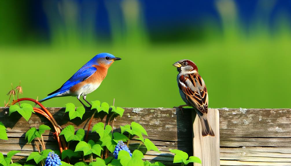 bird species competition observed