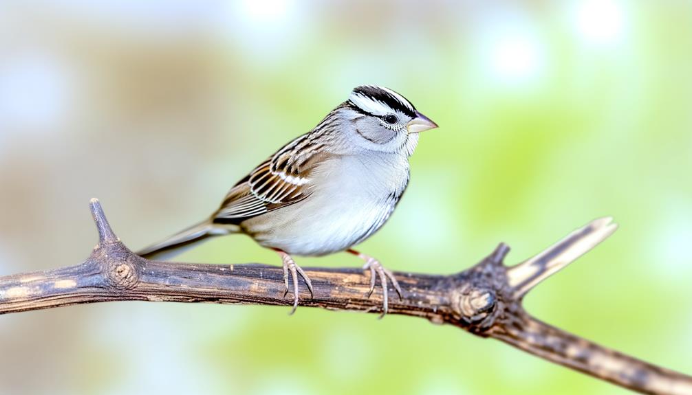 birdwatching white crowned sparrows identification