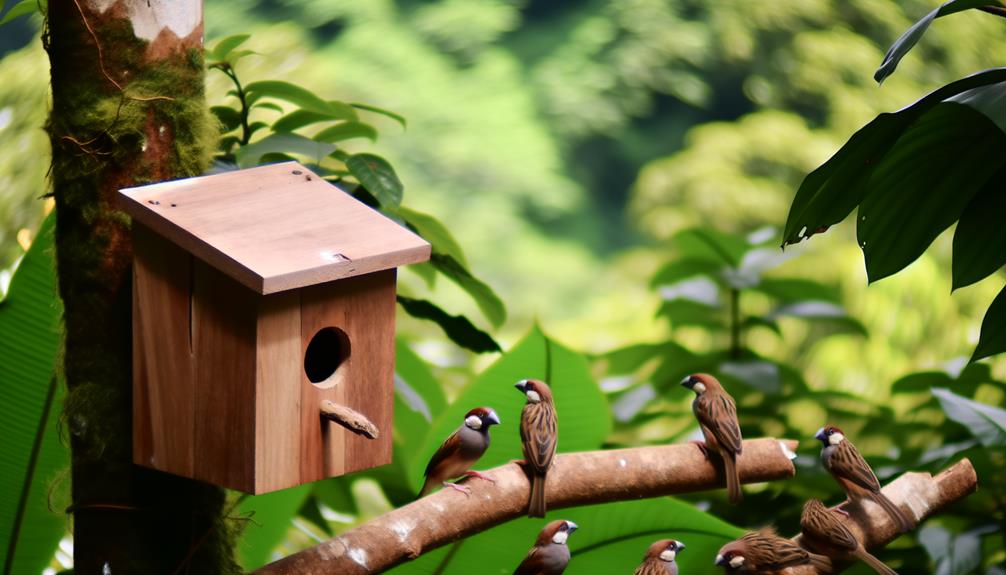 building a java sparrow s home