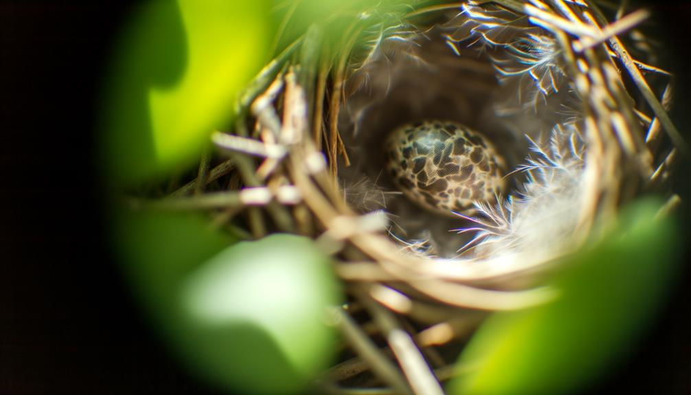carefully incubate tiny egg