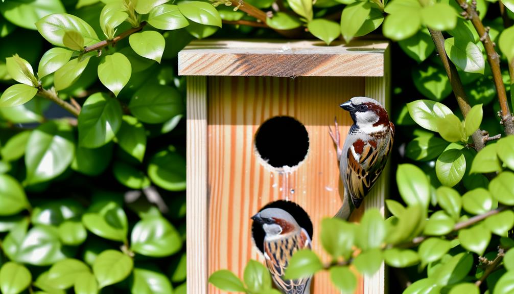 caring for birdhouses diligently