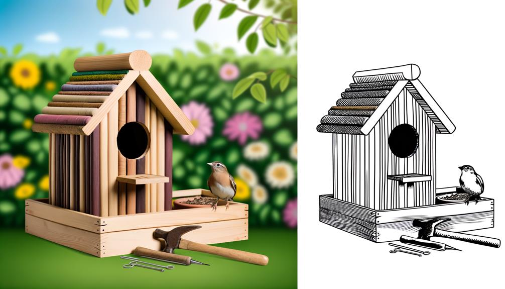construct a sparrow shelter