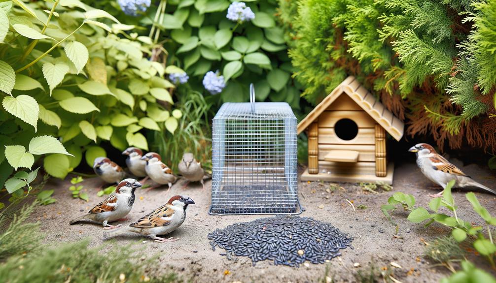 controling house sparrow populations