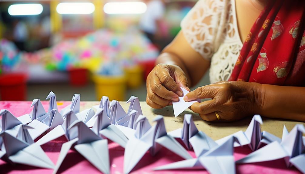 crafting flying paper sparrow
