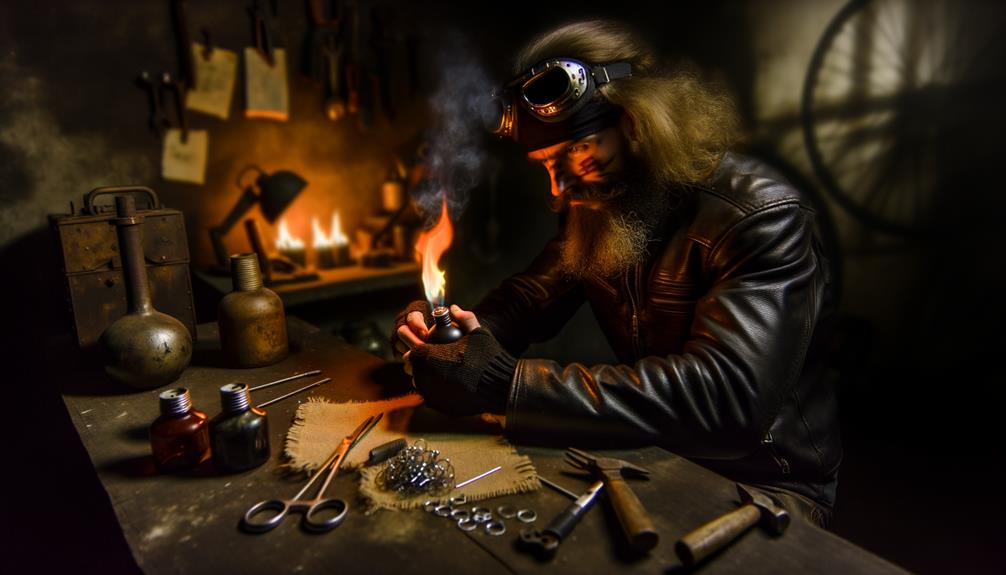 crafting specialized weapons and tools