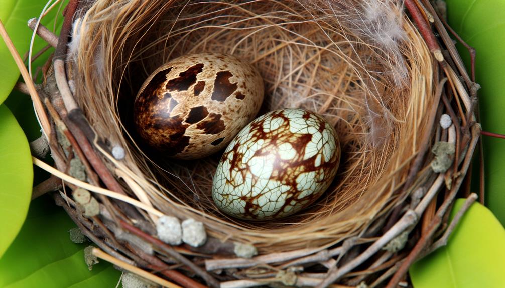 differentiating between sparrow eggs