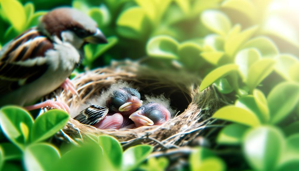 egg hatching and growth