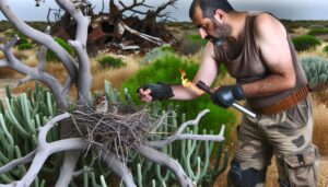 eliminate sparrow nests quickly