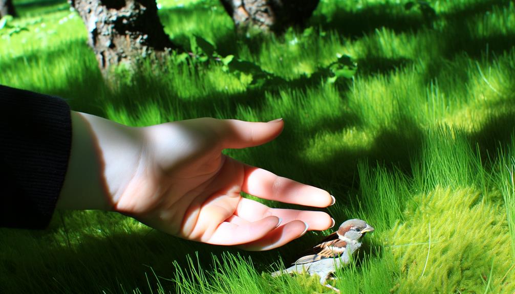 embracing nature with love