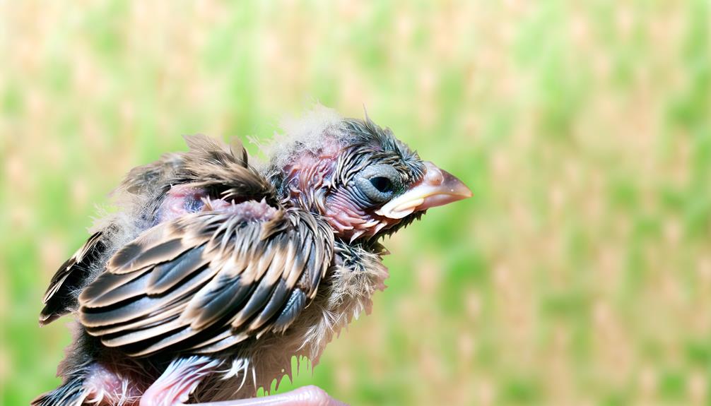 feather anomaly in birds