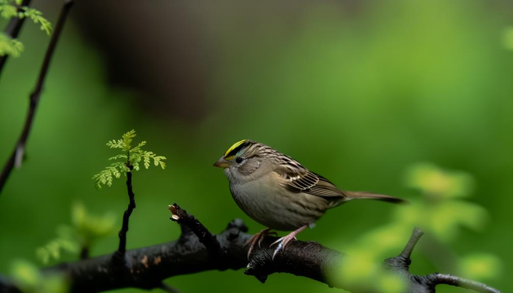 female bird s colorful feathers