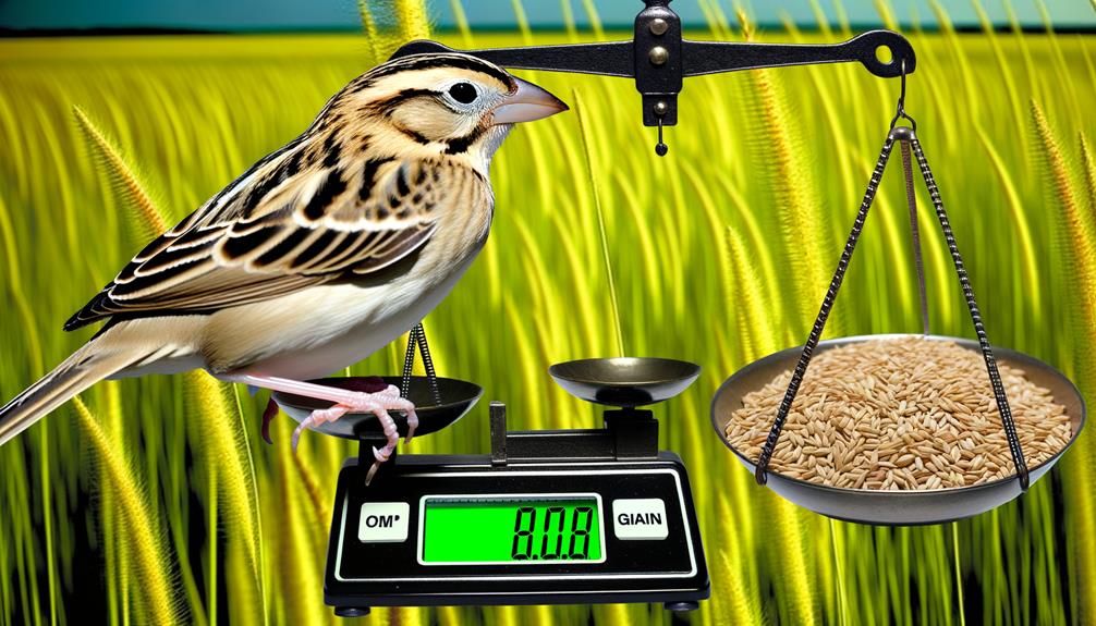 florida grasshopper sparrow weight
