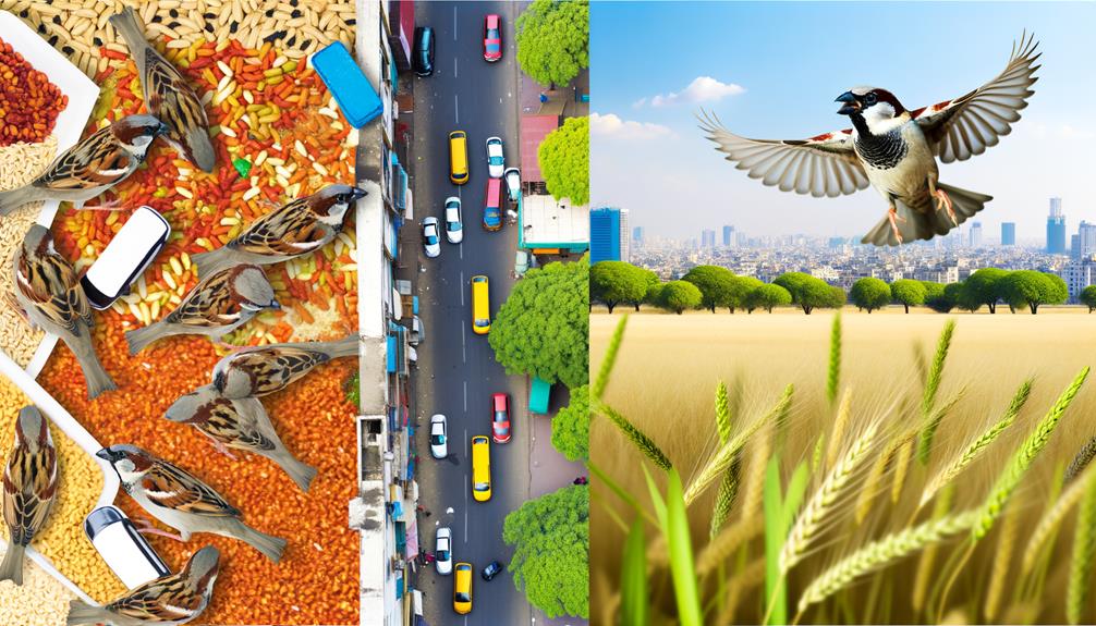 foraging in urban areas