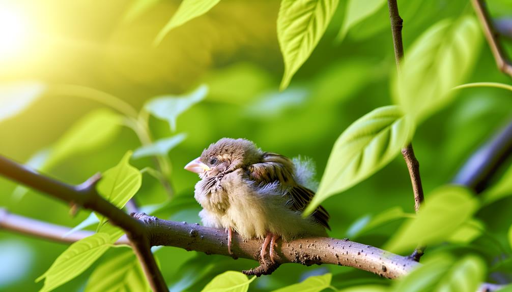 growing bird needs food