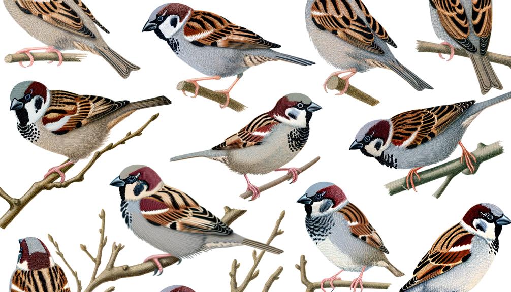 house sparrow identification guide