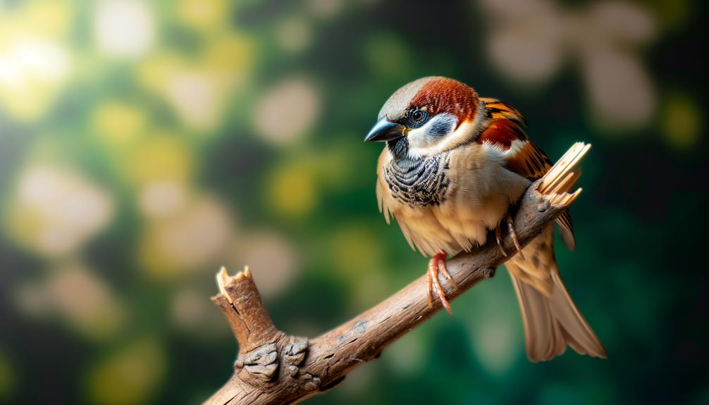 house sparrow weight range