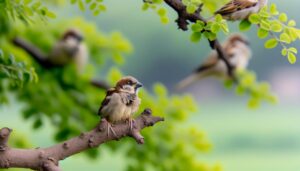 house sparrows and avian flu