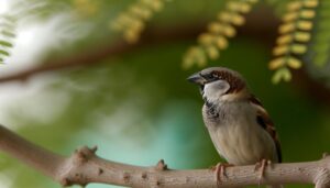 house sparrows have short beaks