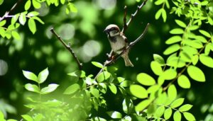 house sparrows perch well