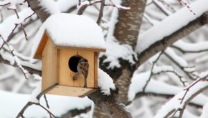 house sparrows use boxes