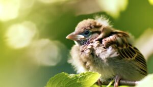 identifying baby sparrow guide