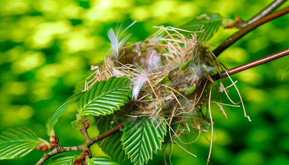 identifying bird nest materials