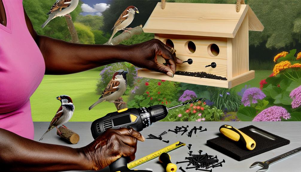 install bird feeder correctly