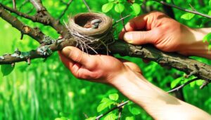 moving a house sparrow