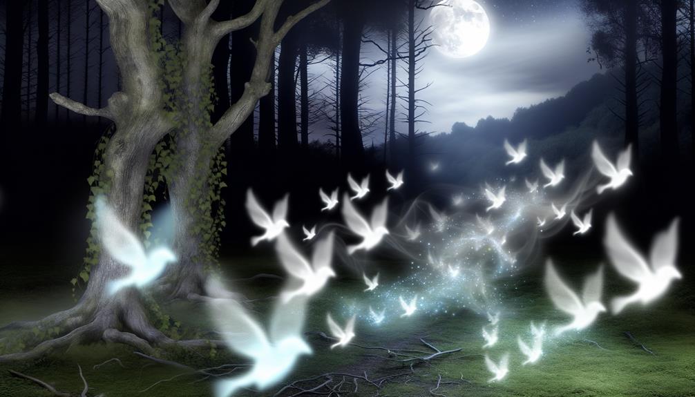 mysterious otherworldly magical presence