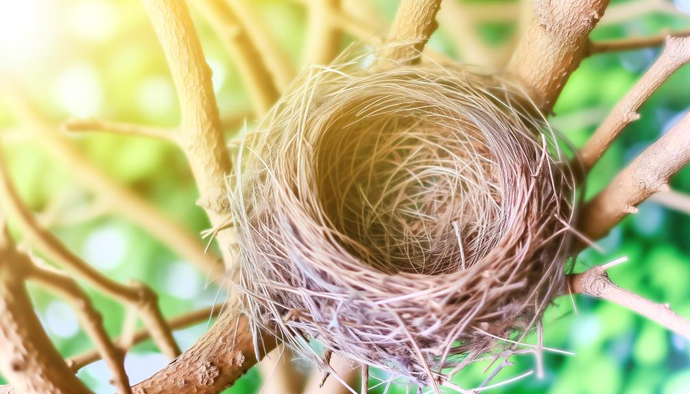 nesting birds build homes