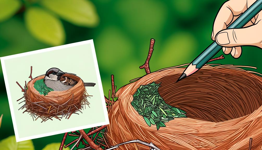 nesting materials and cleanliness