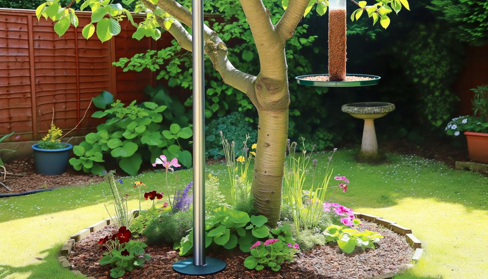 optimizing bird feeder location