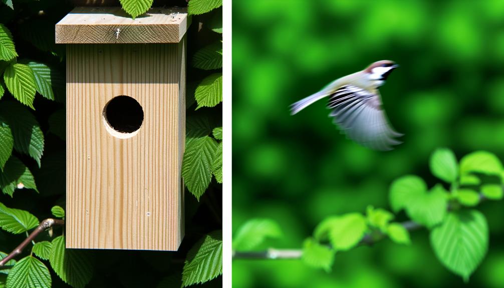 protecting chickadee nest boxes