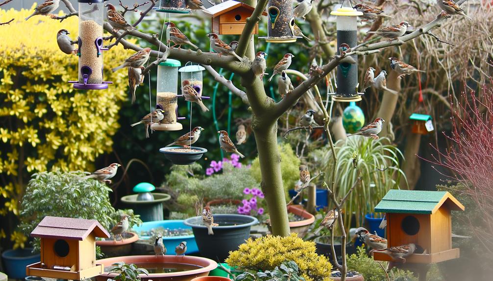 protecting house sparrows effectively