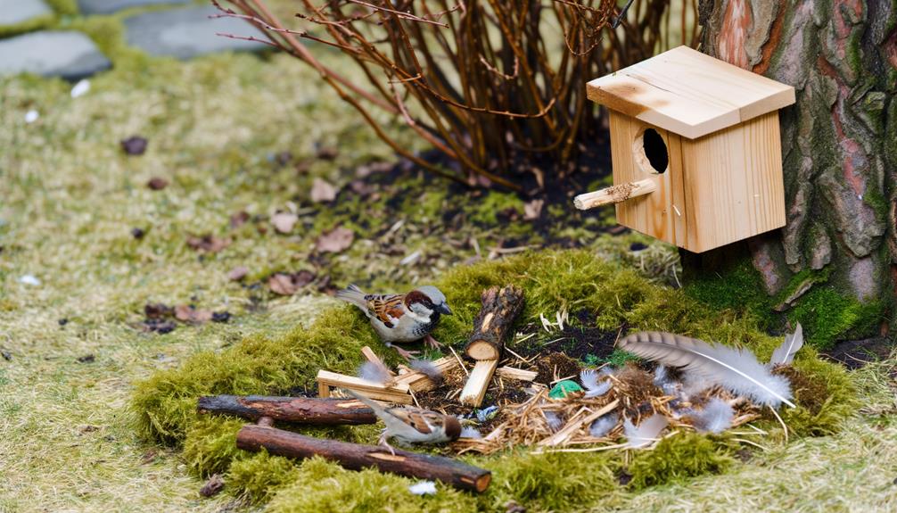 providing nesting materials creatively