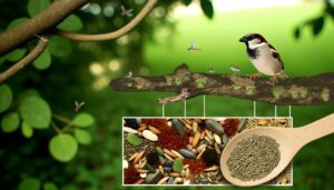 sparrow diet and consumption